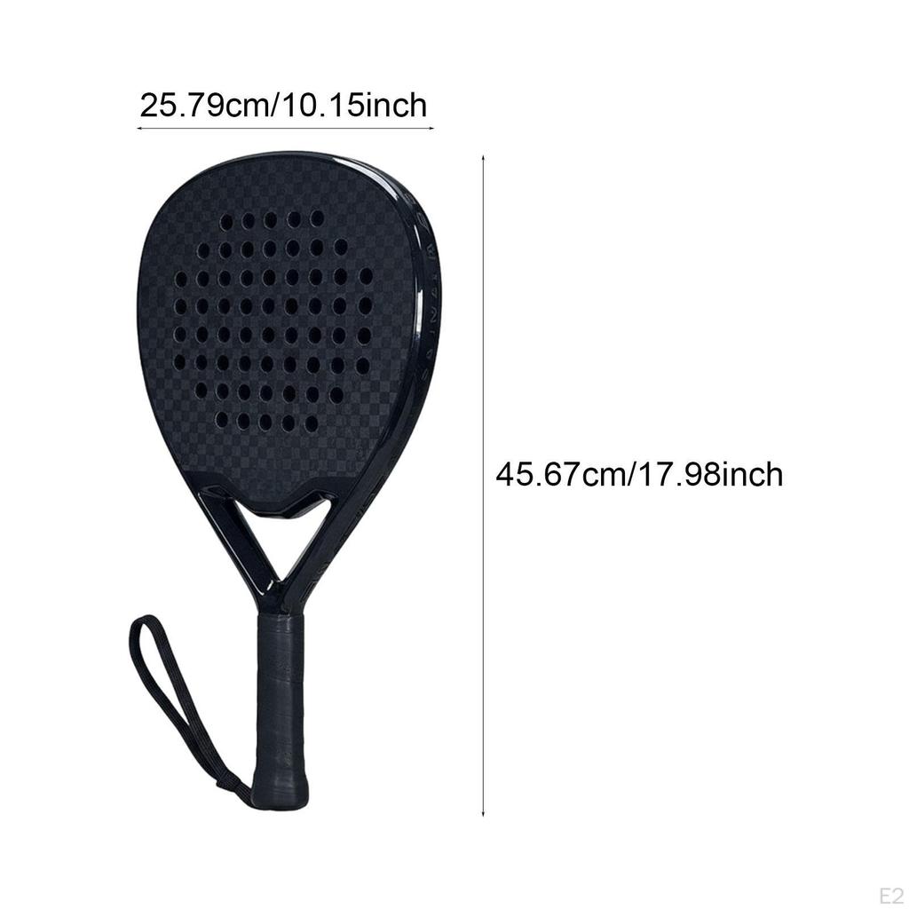 Padel Racket Lightweight Premium, Competition Practice Professional Durability Men Women,