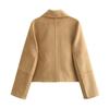 European-American Style Women's Suede Fashion Jacket