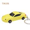 Car Model Pendant LED Light Sound Horn Key Chain Keychain Ring Bag Phone Decor Suspension Trinket
