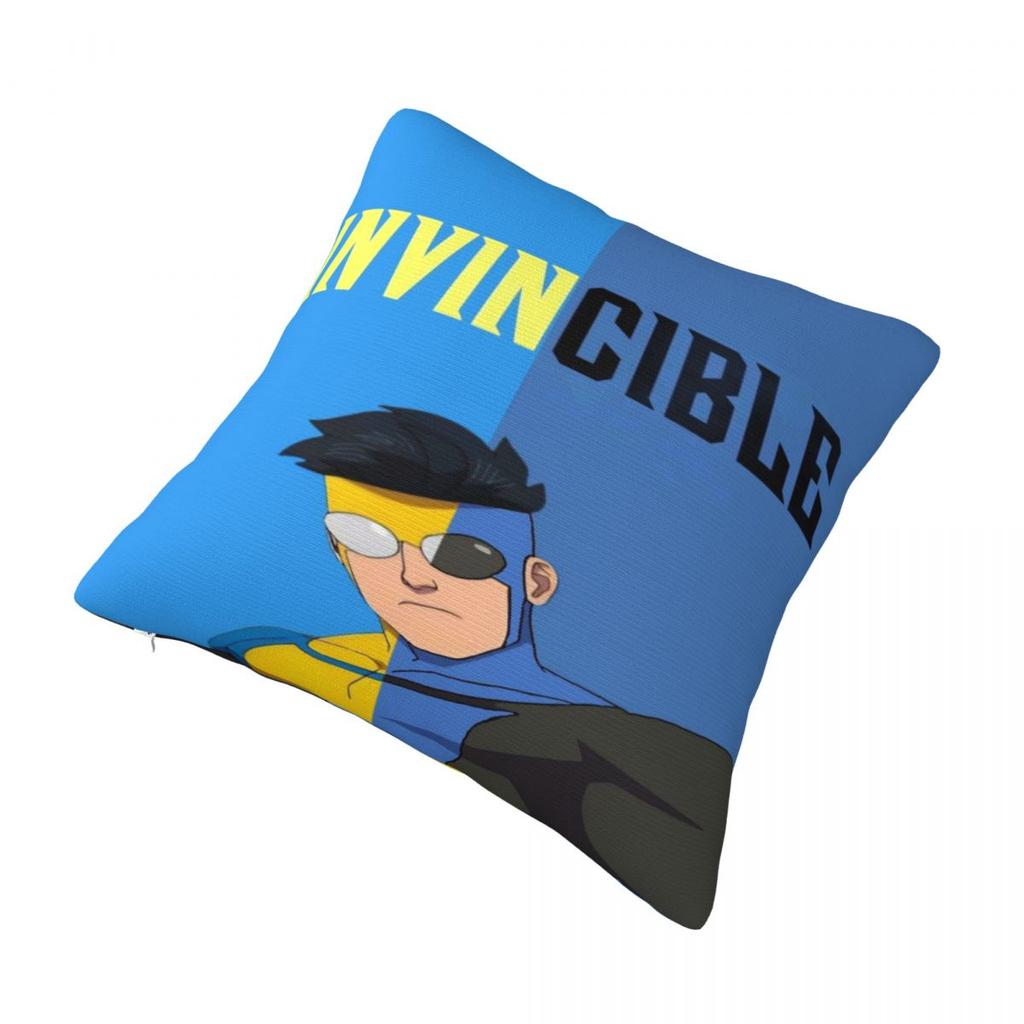 Invincible Omniman Amazing Hero Anime Printed Pillowcase Cushion Cover Throw Pillow Cover New Style Seat Decor Zipper Multi-Size