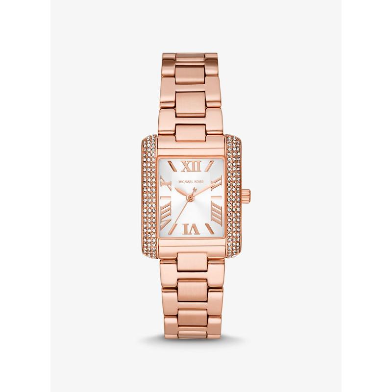 

Мини-часы Michael Kors Emery с паве, покрытие из розового золота, MK4641 розового золота