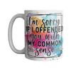 Creative New Ceramic Kitchen Fun Black Coffee Cup