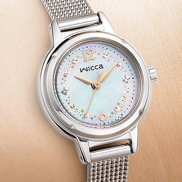 Citizen Women's KP3-619-21 ( Watch Wicca Solar-Tech Summer Limited) Round Watch Stainless Analog