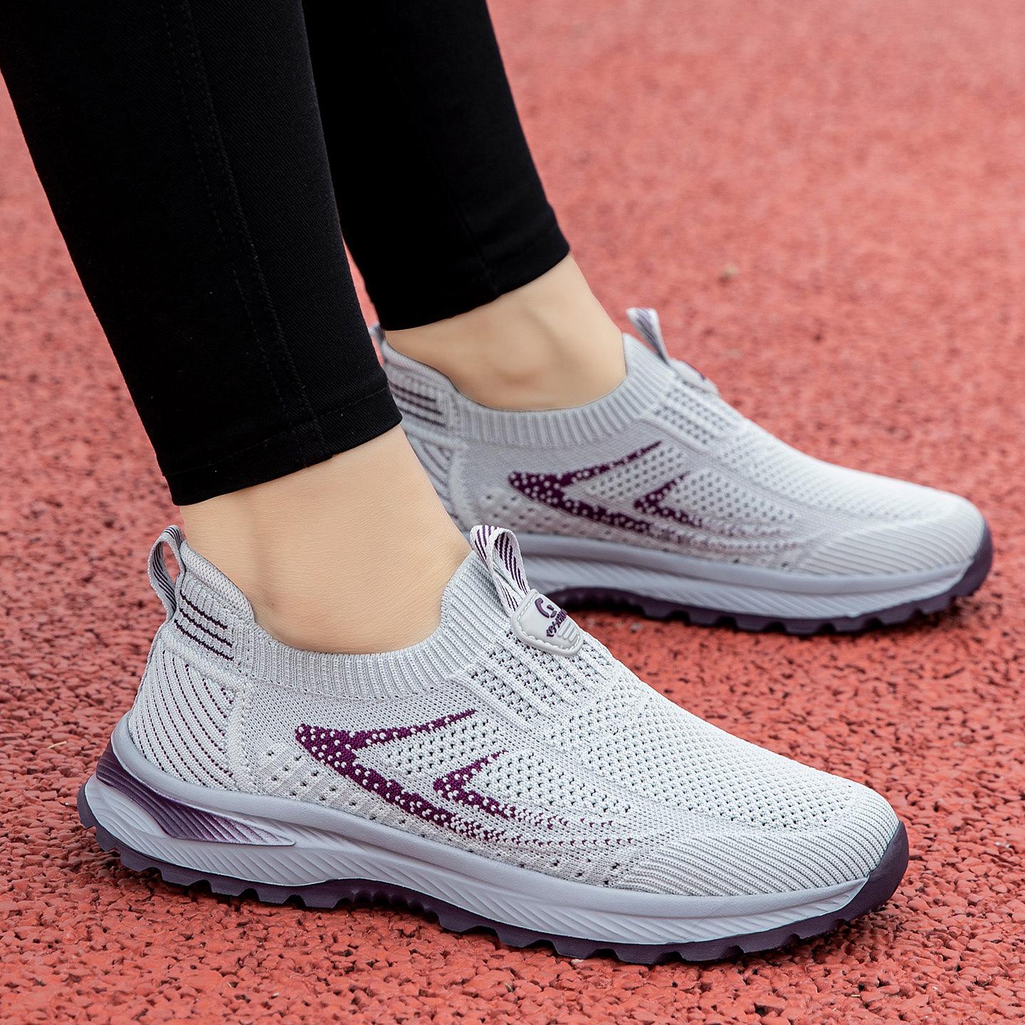 Zhang Kaili Slip-on Men s Summer Mesh Sports Shoes - Breathable & Non-slip Dad s Shoes 40
