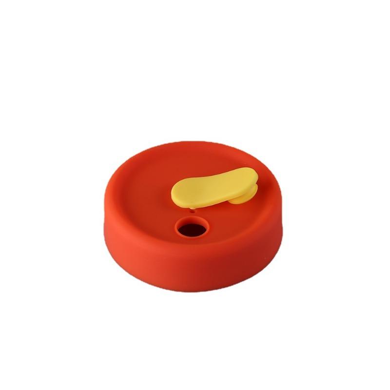 Double-hole Cover, Straw Silicone Cap, Buckle Silicone Cover, Cute, Cartoon, Dust-proof, Can Accommodate Large Straw