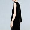 Women's Mulberry Silk Velvet V-Neck Sleeveless Top