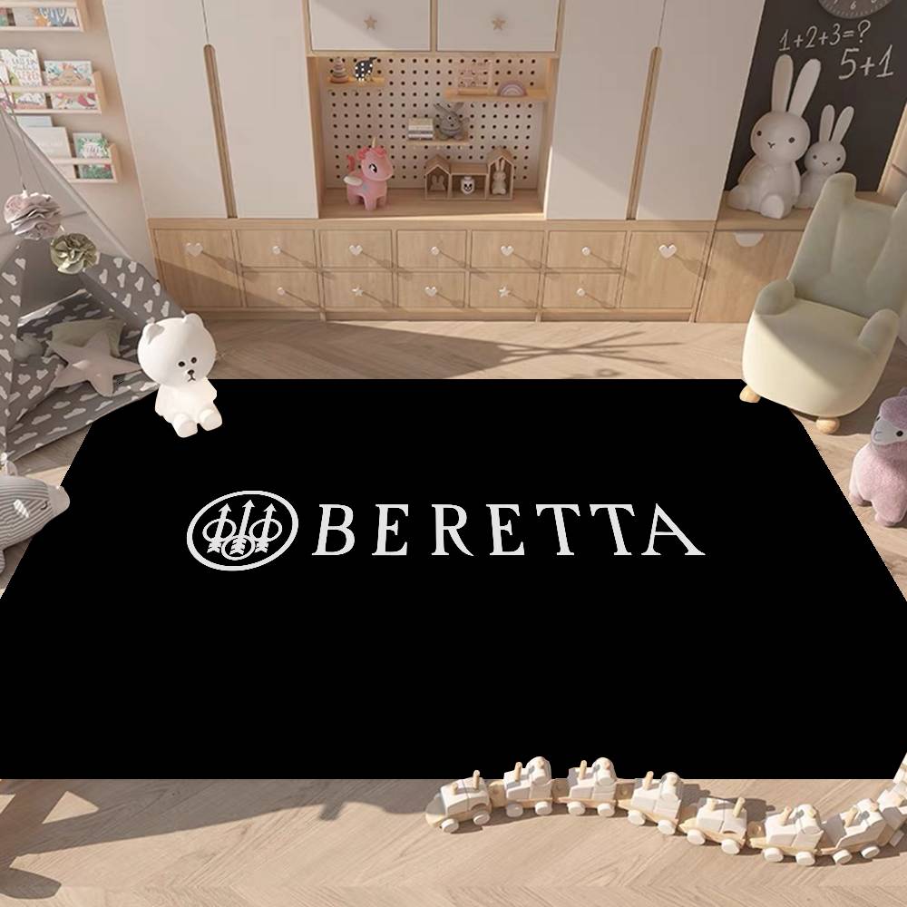G-Gun Beretta Floor Mat Non-Slip Laundry Room Mat Laundry Decor Balcony Child Living Room Bedside Mats