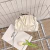 New Girl Cute Pleated Clip Gift Bag High-end Chain Bag Portable Messenger Bag Dumpling Bag