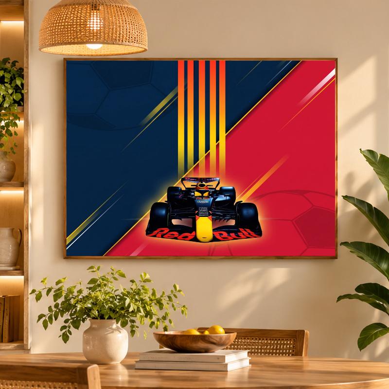 5D Diamond Painting Red Bull Racing DIY Full Drill Diamond Art Kit Home Decoration