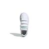 adidas Neo ADVANTAGE Synthetic Leather Comfortable Low Top Kids' Skateboarding Shoes White Children Aged 3 7 Years Old EF0223