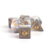 D&D Adventure Dice (Paladin Class: White) Gray 16mm or 19mm