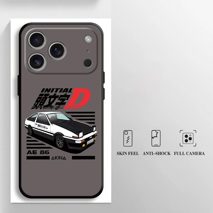 

Funda Phone Cover Case for Apple iPhone 17 Pro Max 12 16 XR XS MAX 11 13 15 Pro 7 8 Air 14 Japan Initial D iPhone 12