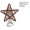 Christmas Tree Topper Star with Light Simple Installation Luminous Hollow Star Tree Topper Christmas Tree Decoration