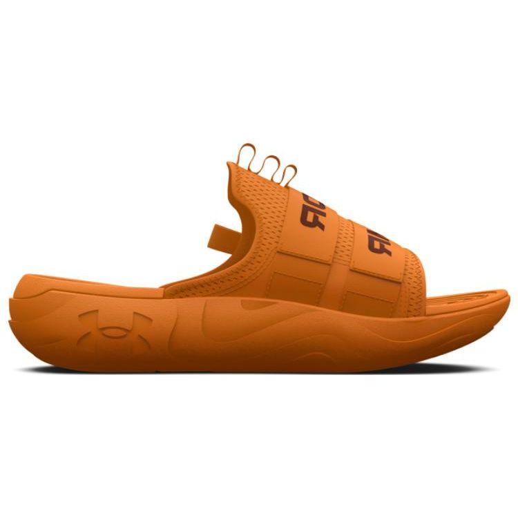 Under Armour Alpha 2.0 Slide Honey Orange Unisex Sneakers Cocoa-Brown 3026284-800