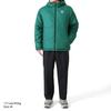 adidas Originals Adicolor Trefoil Logo Reversible Hooded Down Jacket HZ0690, Black, Padded, Men's [L-Black-Green (HZ0690)]