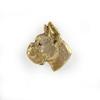 Boxer, German Boxer I - Gold-plated Pin Brooch, Elegant Dog Ornament, Unique Pin by Art-Dog Brand