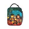 BOTS A Rec Room Story  Movie Poster Insulated Lunch Bag Thermal Bag Reusable,Meal Container  Portable Tote Lunch Box Outdoor