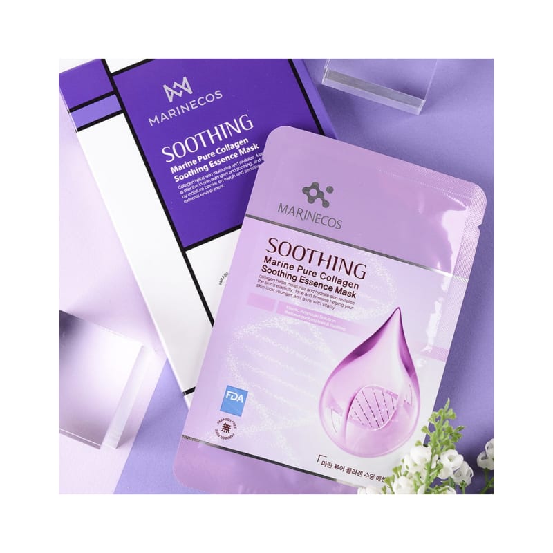 Marine Pure Collagen Mask (Soothing) + Marine Collagen Sun Block Stick