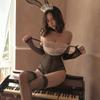 Funny Lingerie Sexy Lace Temptation Rabbit Girl Role Play Bodysuit Uniform Hot Set