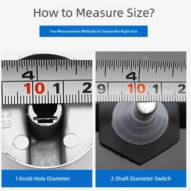 Pack of 2 Heat Resistant Replacement Knobs for Barbecue Gas Grill Griddle Accessories Burners Control Knob