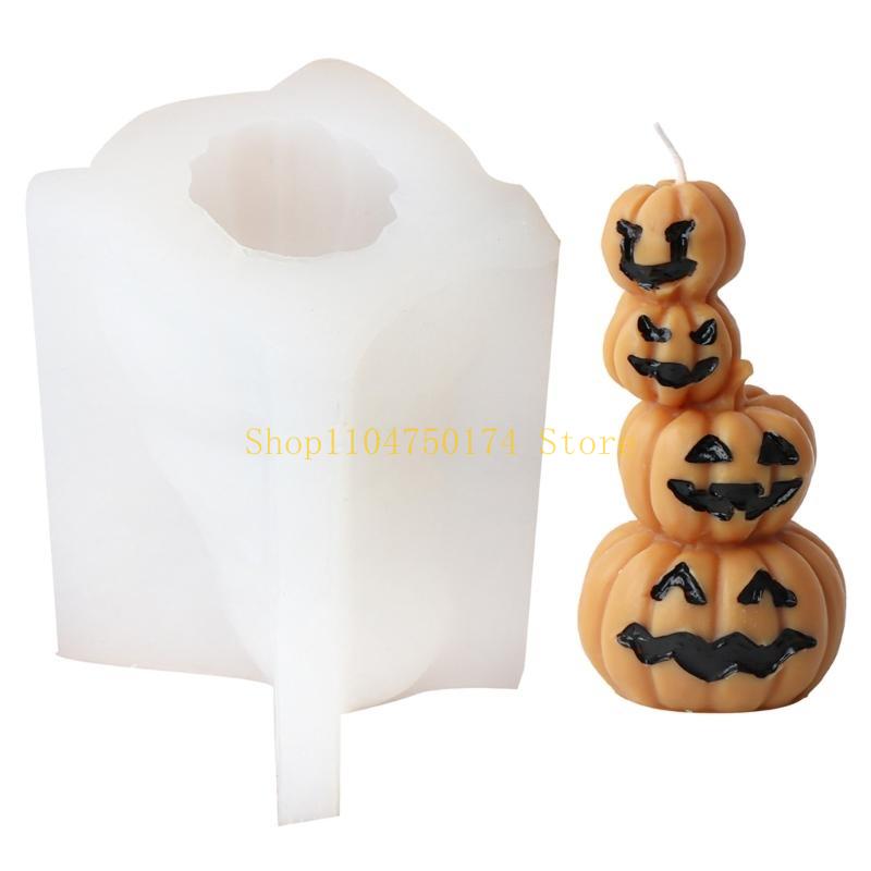 Halloween Pumpkin Molds for Candle Soap Chocolate Fondant Hollween Decorations, Pumpkin Silicones Molds Top Sale