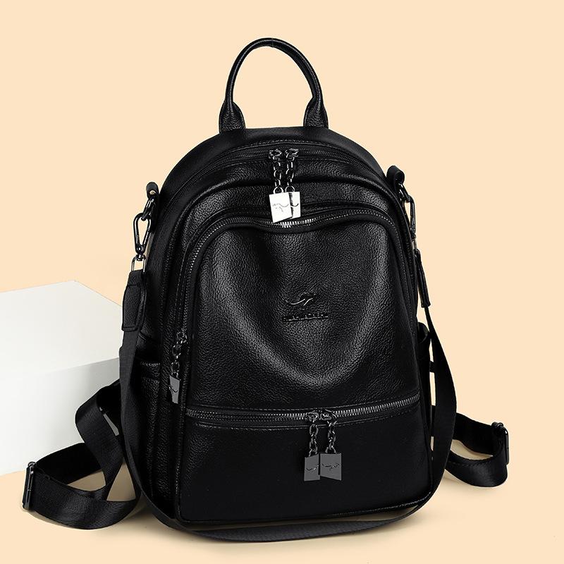Backpack Women's New Atmospheric Fashion Versatile Large Capacity Student School Bag Premium Outdoor Travel Backpack