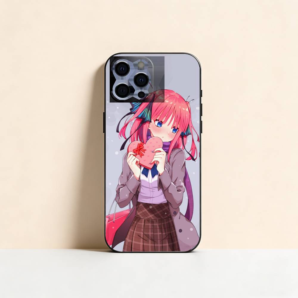 N-Nino N-Nakano Anime Phone Case For iPhone 17, 16,15,14,13,12,11 Plus,Pro Max, Others Soft Black Cover