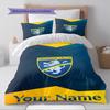 Name Custom Frosinone Calcio Pattern Bedding Set Quilt Cover Pillowcase Home Decor Gift (1 * duvet cover + 2 * pillowcase, without core)
