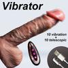 Automatic Telescopic Rotating Big Vibrating Thrusting Realistic Dildo For Women Remote Control Suction Cup Realistic Penis Sex Toys