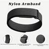 Metal Case+Sports Nylon Strap For Google Fitbit Air Sports Elastic Magnetic Wristband For Google Fitbit Air Comfortable Bracelet