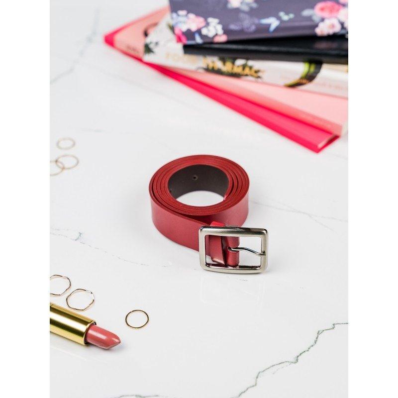 Minimalist Women's Belt, Medium Width, Genuine Leather