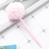 Stylo Bille Pompon Flamant Rose Dessin Animé - Stylo Peluche Mignon et Créatif pour le Bureau