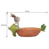Kaninform blomsterpotte med avløp Blomsterpottebeholder Sukkulent blomsterplantekar Hage Bonsai potte dekorasjon bordplate ornament
