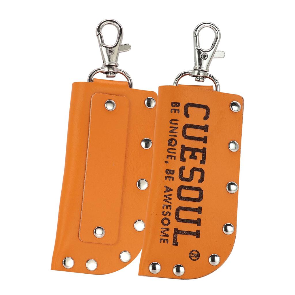 CUESOUL Mini Halsfodral, Bärbart Dartfodral för Turneringar, Gult (CSDA-GBP-4)