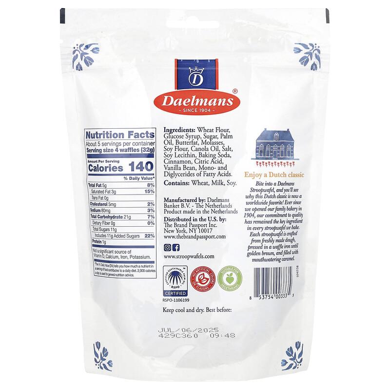 Mini Stroopwafels, Caramel, 5.29 Oz (150 G)