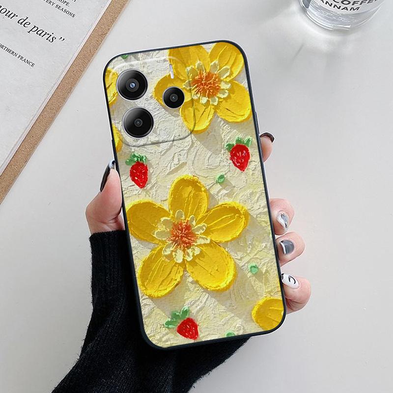 Für Xiaomi Redmi Note 14 5G Hülle Mode Weiche Silikon Rückseitenabdeckungen für Redmi Note14 5G Handyhülle etui Fundas Redmi Note 14 2025