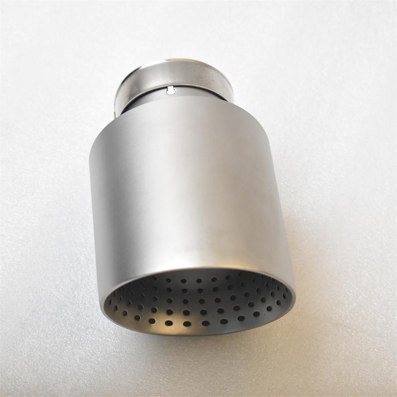 1piece of 304 Stainless Steel 2inch2.5inch3inch Muffler Tailpipe or Car Modified Exhaust Pipe, Single Sandblasted Beveled Edge