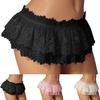 Women Briefs Lace Bow Sexy Pure Color Sweet G-string for Living Room