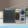 Multifunctional Radio Solar Battery Powered AM FM SW Radio TF Card USB Drive Portable Radio with Bluetooth Speaker