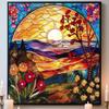 Mural de Cristal Completo 5D DIY Arte de Joyas de Perlas Kits de Pintura de Diamantes para Adultos/Principiantes Idea de Regalo Decoración del Hogar 11,81x11,81 pulgadas