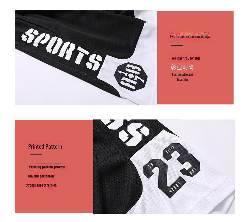 Herren Übergröße Schnelltrocknende Sommer Sportshorts für Fitness & Basketball