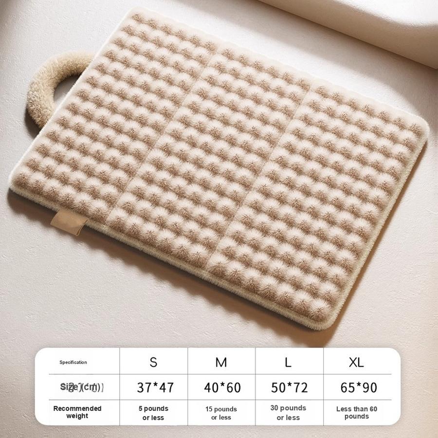 Pet Plush Mat for Dogs and Cats, Four Seasons Warm Thick Sleeping Pad, Pet Dog Bed for Autumn and Winter