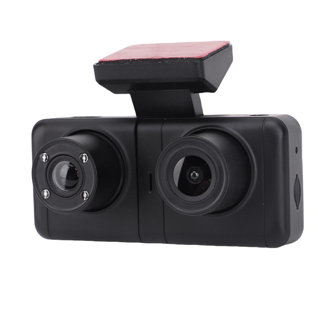 3 Channel Dash Cam 1080P HD Front Rear Inside Driving Recorder with 2.7in HD Screen 170 Degrees  Wide Angle Night Mode