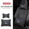 For Subaru BRZ Crosstrek Legacy XV Forester WRX 2006 STI Suede Car Neck Pillow Headrest Lumbar Support Pillow Spine Protect Key Dis2