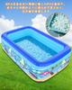 Peipai Large Inflatable Pool for Home Heat Cushioned Family PVC High Double 3 Air Ages Use, Kids' Pool, Relief, Bottom,