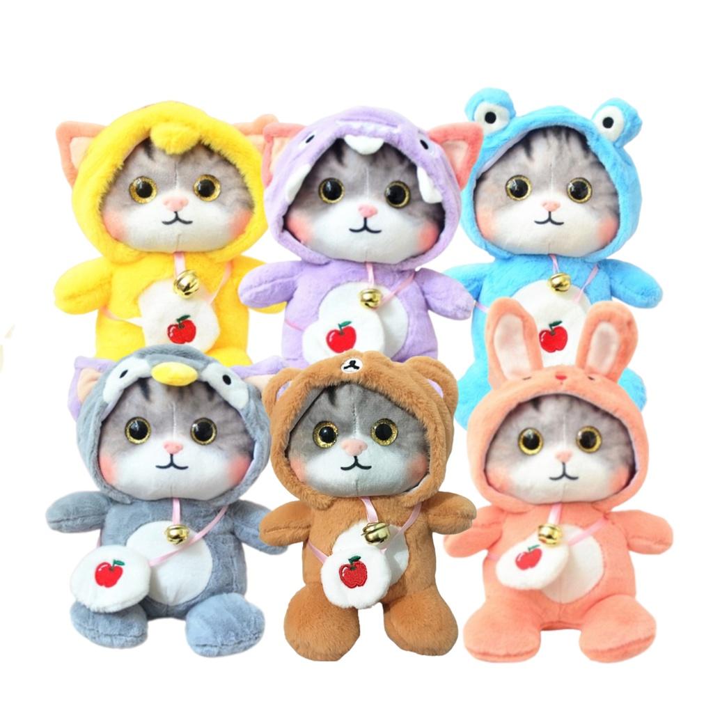 Cute Cat Plush Toy For Kids Soft And Cuddly, Perfect For Nap Time Cartoon Animal Stuffed Animal
