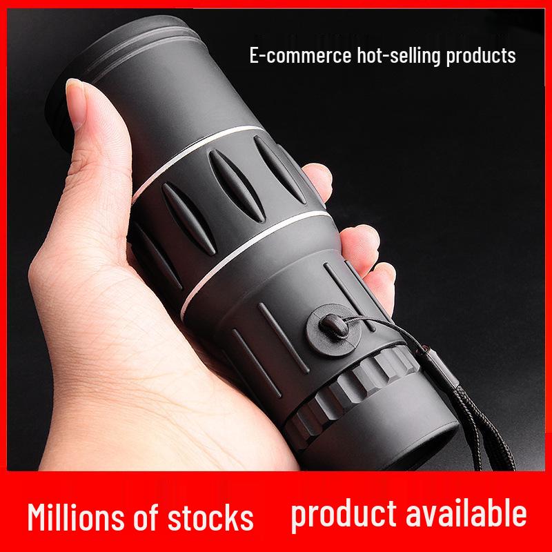 16x52 HD Monocular Telescope with Low-Light Night Vision for Mobile Photography