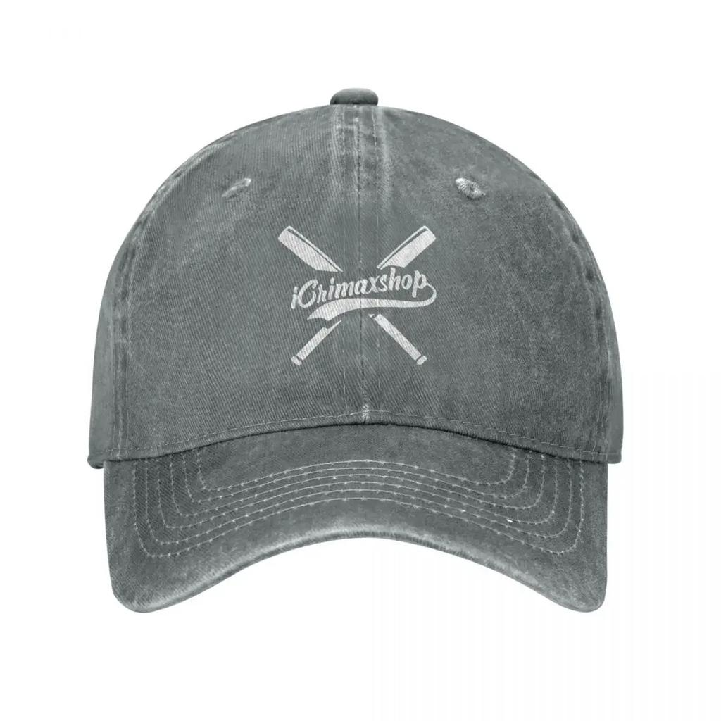 Classic Logo Icrimax Baseball Cap Unisex Women Distressed Denim Snapback Cap Outdoor Summer Caps Hat