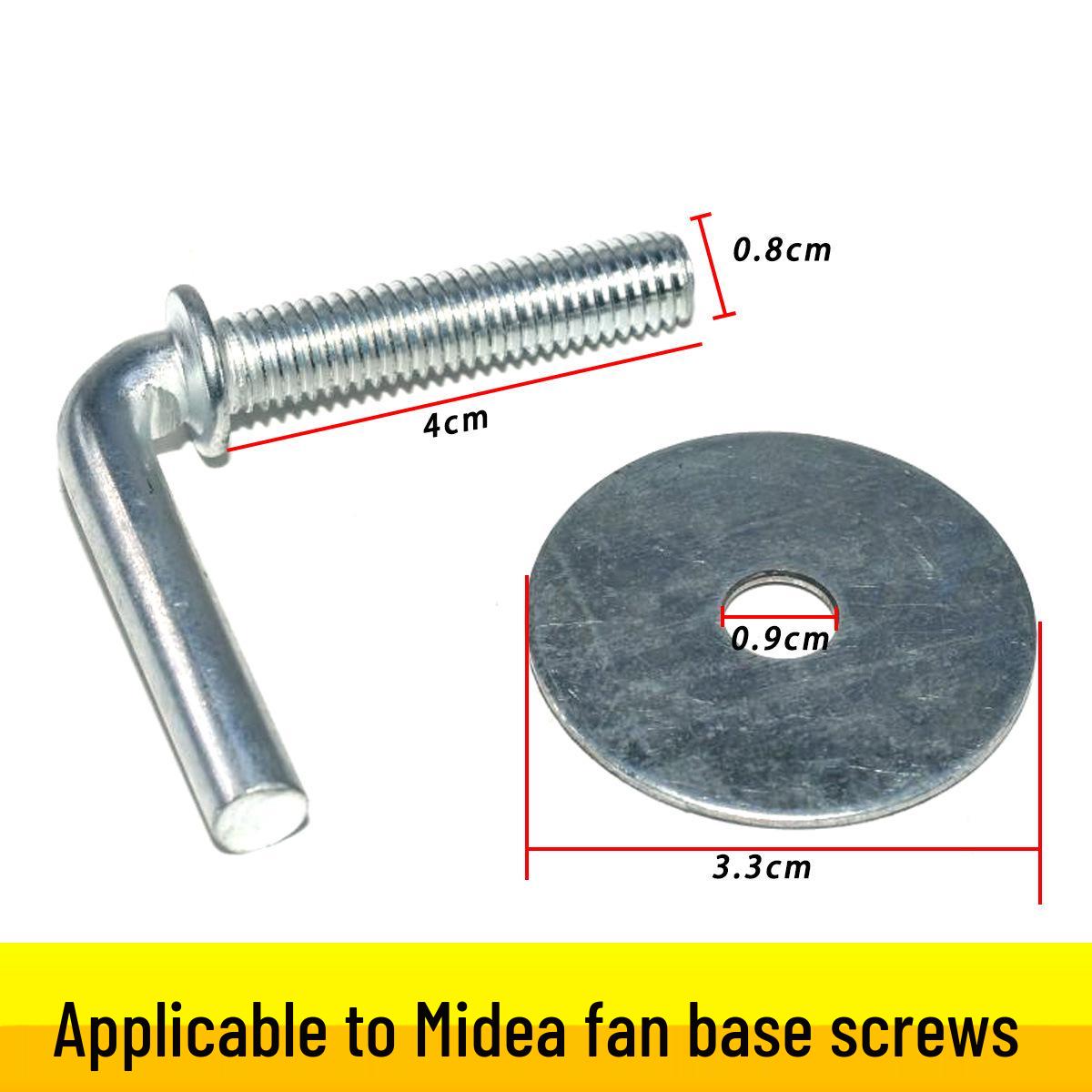 Floor Fan Electric 7-Shaped Fixing Screw Base Round Disc Nut Accessories