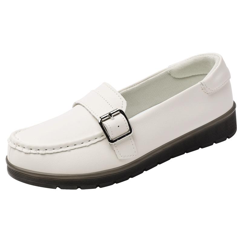 Spring and Autumn Moccasins, Women's Flat Shoes, Women's Single Shoes, Soft-soled Non-slip Work Shoes, Versatile Casual Shoes